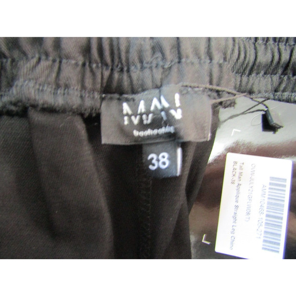 Man BoohooMan Applique Straight Pants size 38 Gorpcore‎ Outdoor Fleece Grung - Picture 6 of 12